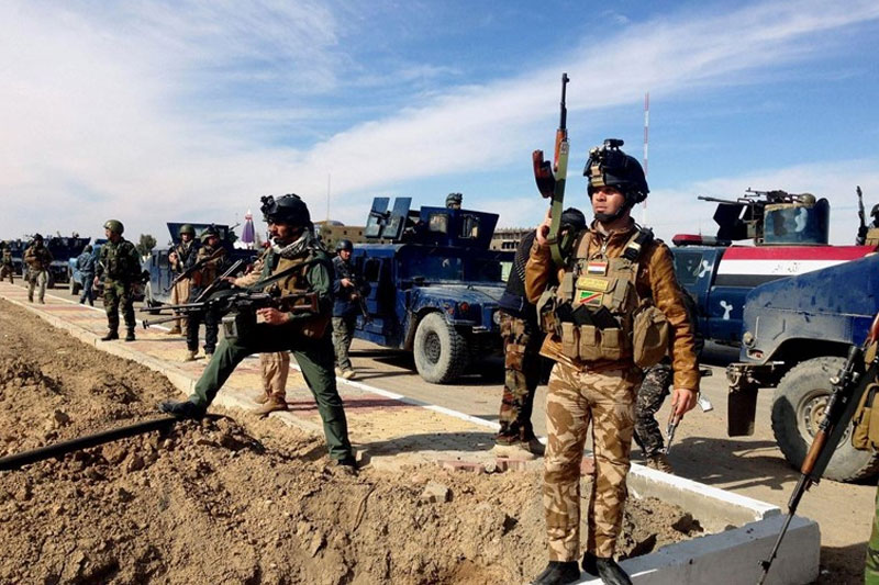 کشته شدن ۷ انتحاری در شرق رمادی عراق 