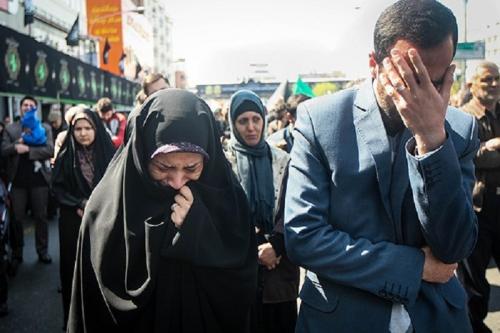 عکس:اجتماع فاطمیون در میدان هفت تیر