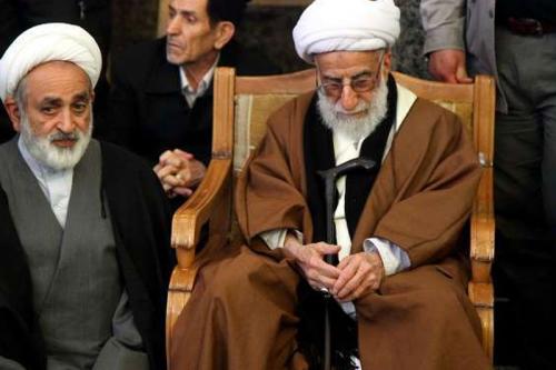 پیکر همسر آیت‌الله جنتی تشییع شد