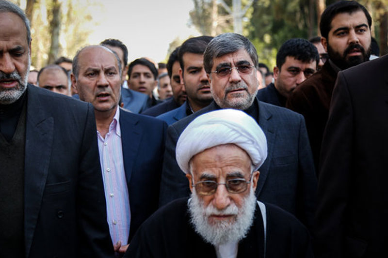 مراسم بزرگداشت همسر آیت الله جنتی در تهران برگزار شد