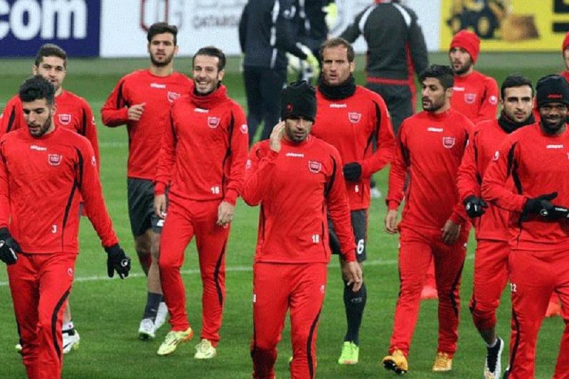 تمرین پرسپولیس در ورزشگاه آزادی