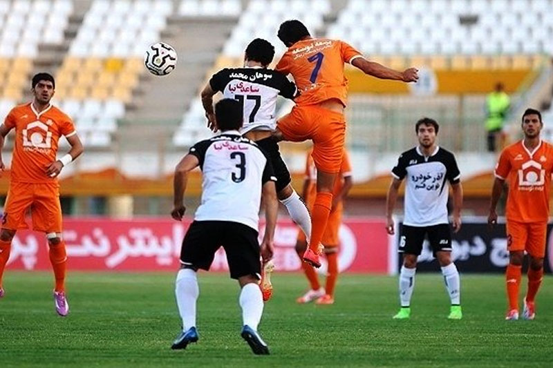 پیروزی سایپا مقابل صبا در نیمه نخست