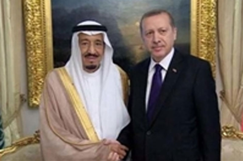 اردوغان با ملک سلمان تماس تلفنی گرفت
