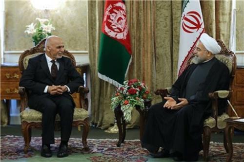 استقبال رسمی روحانی از رئیس‌جمهور افغانستان/ آغاز مذاکرات خصوصی رؤسای جمهور دو کشور