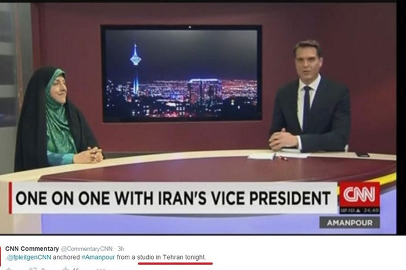 آیا سی‌ان‌ان در ایران دفتر دارد؟