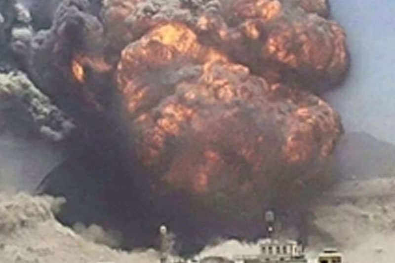 «MOAB» بمب ویرانگری که عربستان بر سر یمن انداخت + عکس