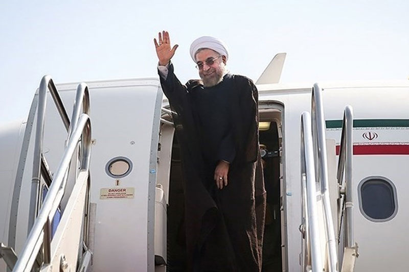 رئیس جمهور شیراز را ترک کرد