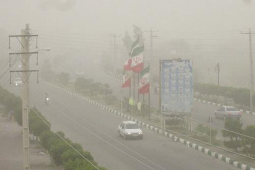 طوفان و گرو غبار خوزستان را در برگرفت 