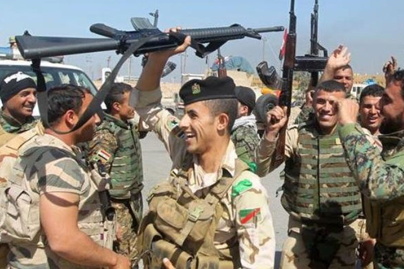 پاکسازی منطقه الجابریه در الرمادی از وجود تروریستهای داعش