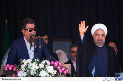 مجری حاشیه دار،مجری برنامه روحانی+عکس