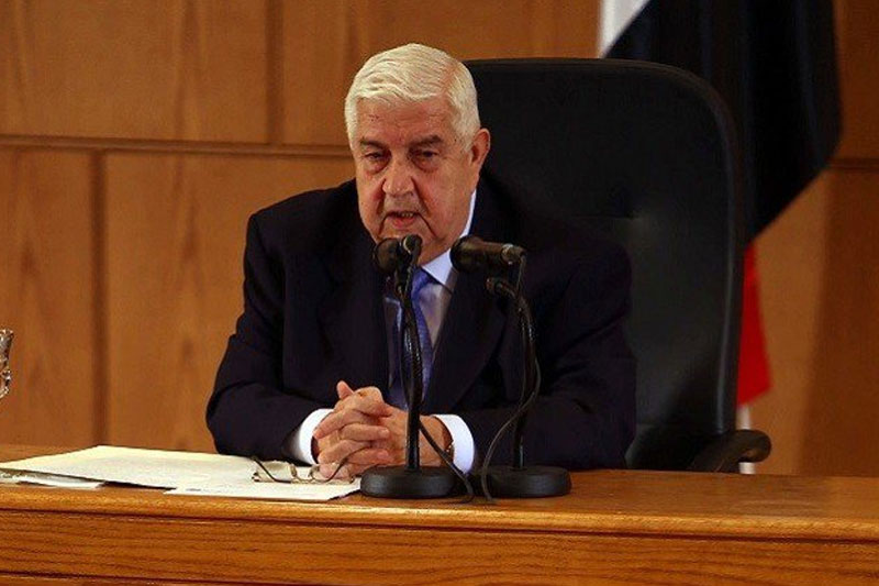 پاسخ ولید المعلم به وزیر خارجه ترکیه