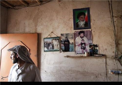 اینجا «ابوصخیر»؛ خمینی زنده است، در خانه کپرنشینان عراقی+ تصاویر 