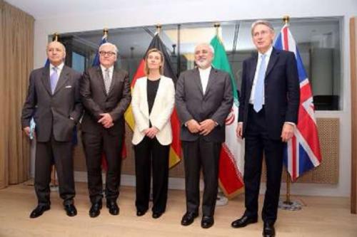 توافق ظریف با 3 وزیر اروپایی و موگرینی