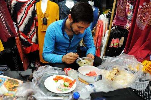 عکس:سفره های افطاری ساده