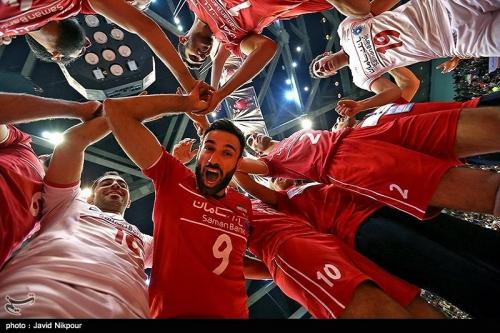 عکس:پیروزی تیم والیبال ایران مقابل لهستان در لیگ جهانی