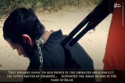 اعدام هالیوودی اسرای داعش در غوطه شرقی دمشق+تصاویر