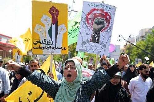 خروش ملت شهیدپرور ایران اسلامی علیه جنون صهیونیستی/ فریاد «تا ما هستیم، فلسطین هست» طنین‌انداز شد