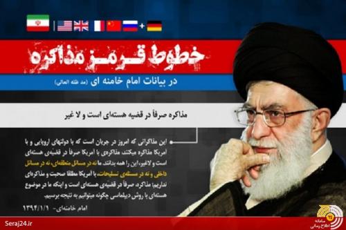 خطوط قرمز مذاکرات از زبان رهبر معظم انقلاب+فیلم