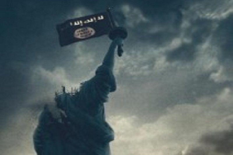 تهدید جدید داعش؛ قطع سر مجسمه آزادی+ تصویر