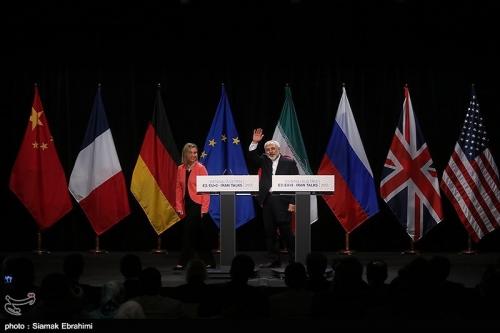 عکس:قرائت متن پایانی بیانیه گروه ۱+۵ و ایران - وین