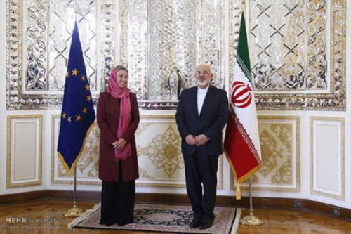 عکس:دیدار موگرینی با ظریف در تهران