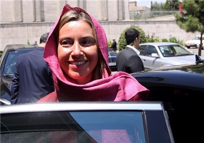 موگرینی وارد تهران شد+عکس 