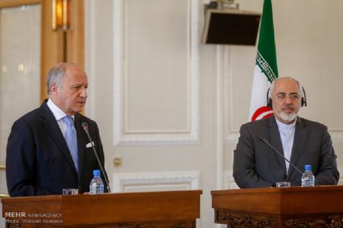 عکس:کنفرانس مطبوعاتی وزیران امورخارجه ایران و فرانسه