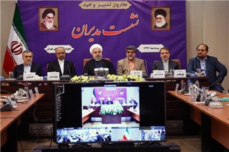 روحانی: در دیدار هیئتهای خارجی صراحتا گفتهایم مبنای کارمان صادرات مشترک است