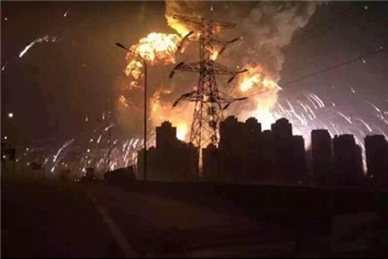 صدها زخمی در انفجار مهیب در شمال چین