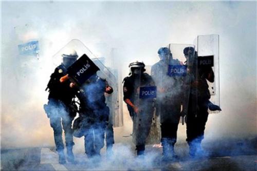 درگیری پلیس ترکیه با هواداران پ‌ک‌ک