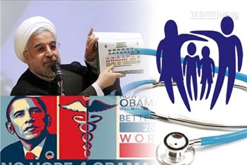 واکنش آمریکایی‌ها به روحانی‌کِر در برابراوباماکِر