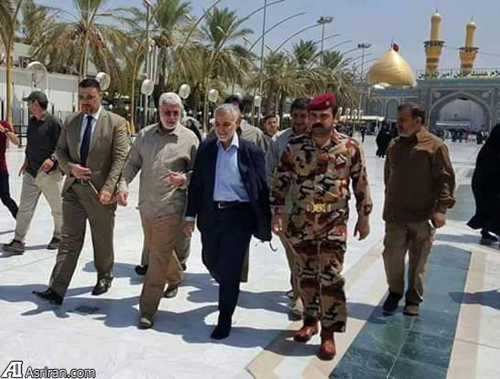 «حاج قاسم» در کربلا +عکس 